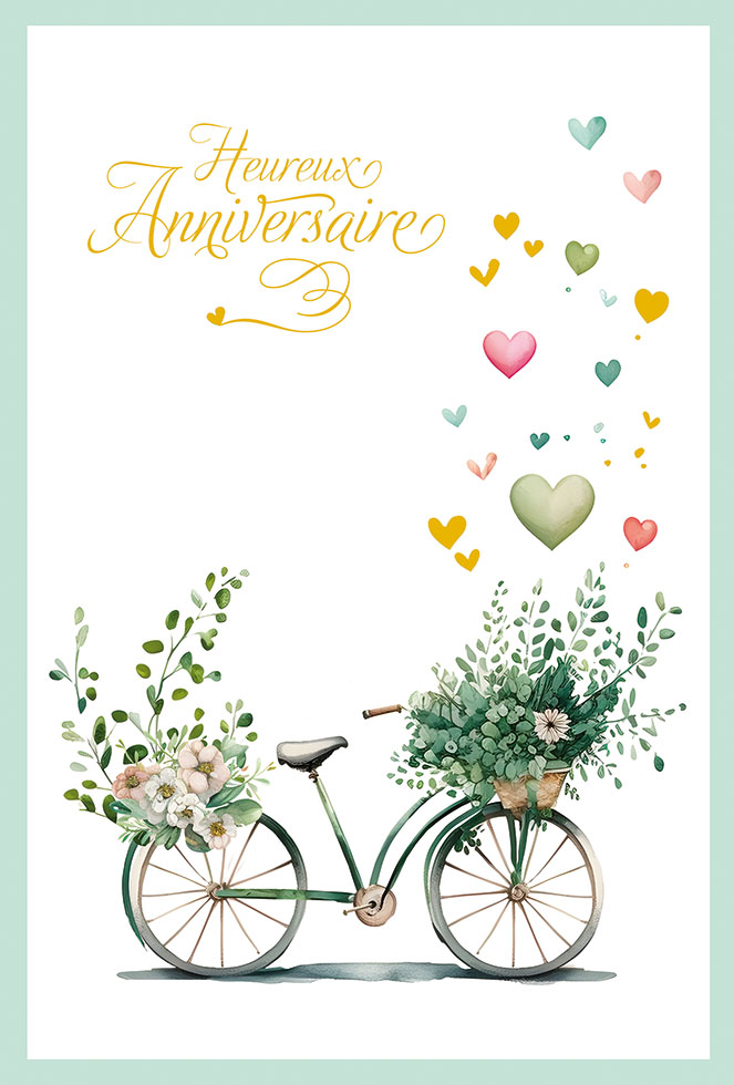 ANNIV FEMME   VELO COEUR  dor/gauf)