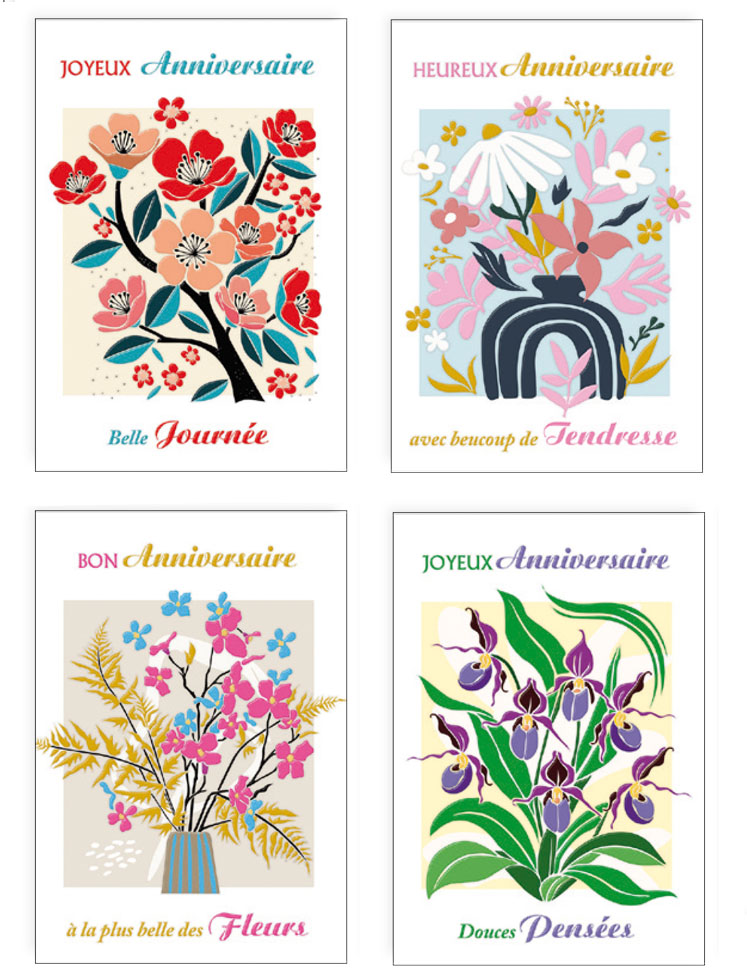 CARNETS MUSICAUX FLEURS