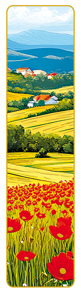 MARQUE PAGE PAYSAGE DE CAMPAGNE