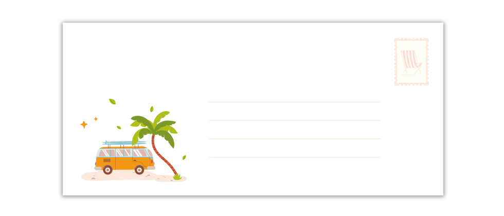 Enveloppe Nouvelle Vague