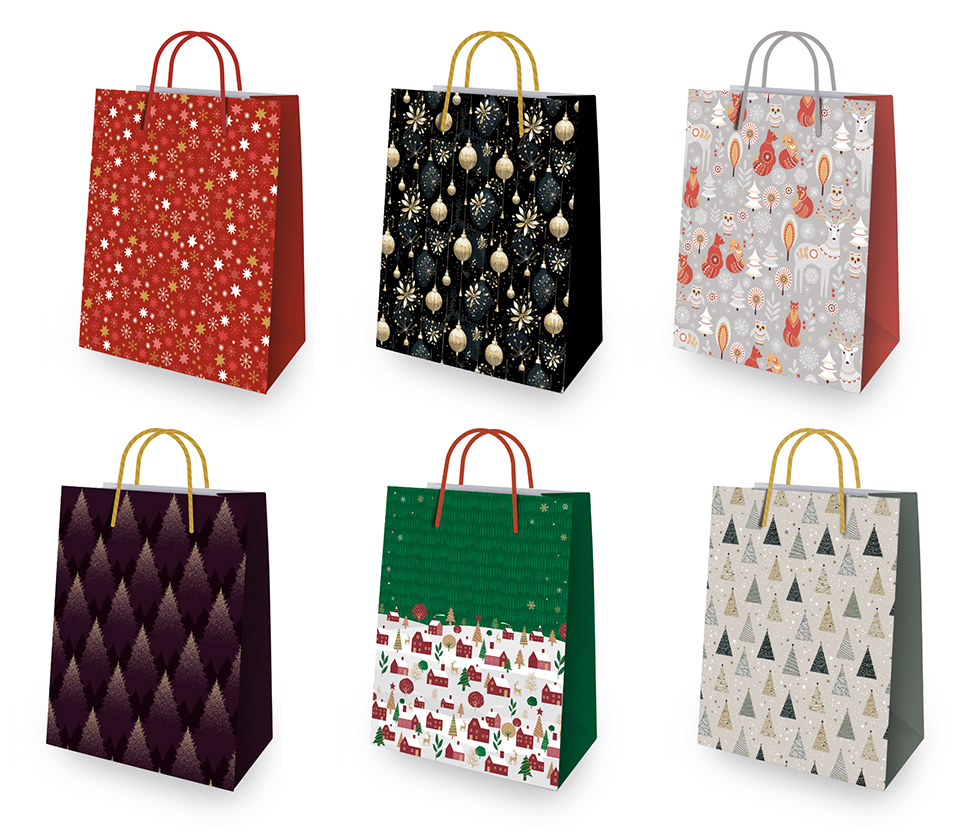 SAC CADEAU NOËL TAILLE 5 26.4  X 32.7