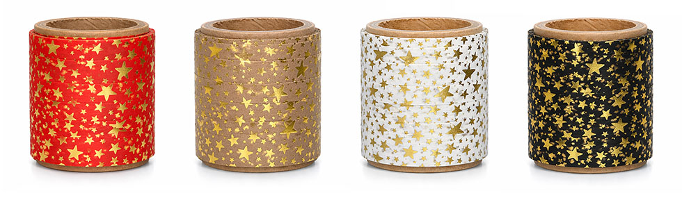 BOBINETTE 10mmX10m DECORS DORES 5M