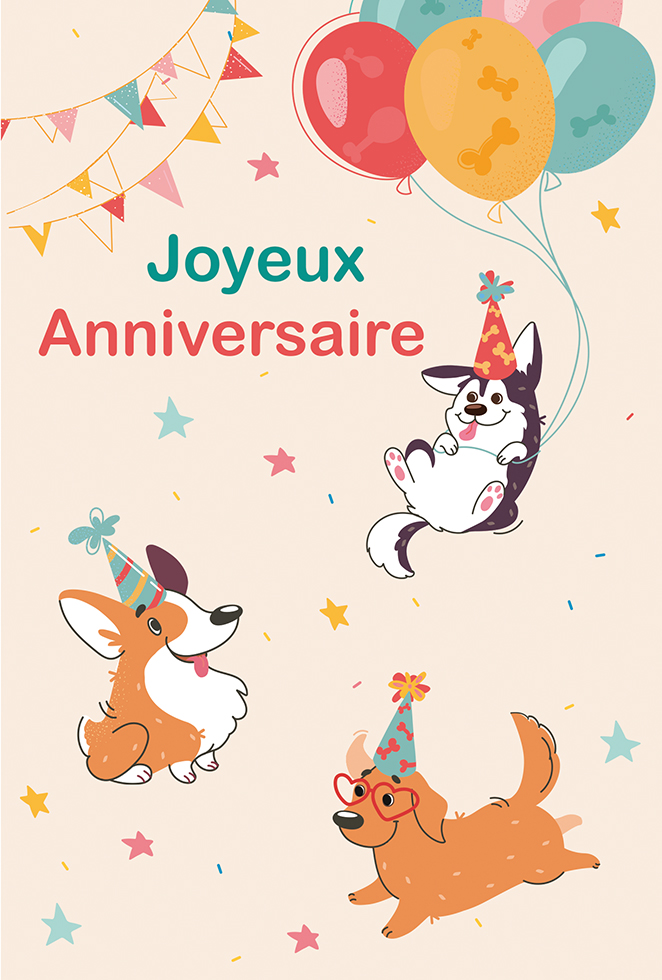 CI*ANNIV ENF.CHIENS dorures)