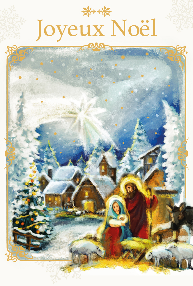 CARNET NOËL RELIGIEUX