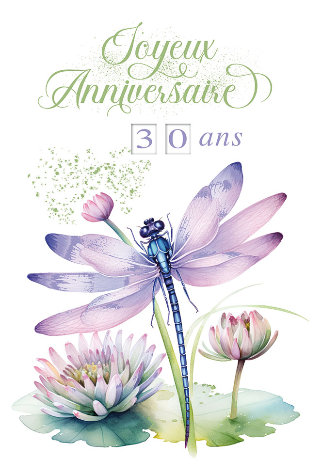 LIBELLULE dorure/tirette