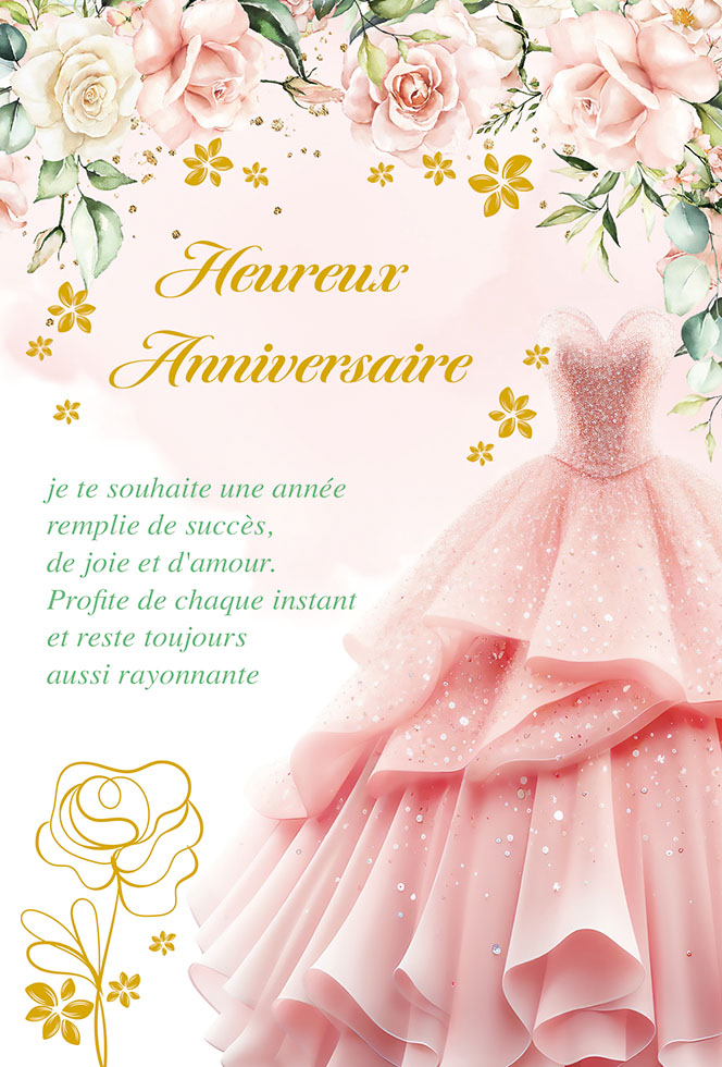 ROBE DE PRINCESSE  dorure)